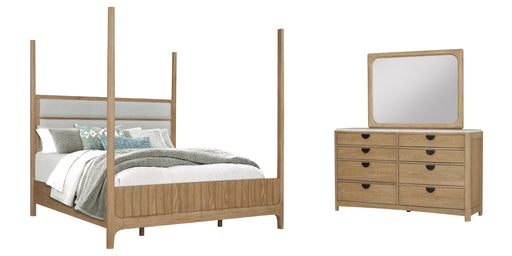 parker-house-escape-bedroom-king-poster-bed-with-dresser-and-mirror-2
