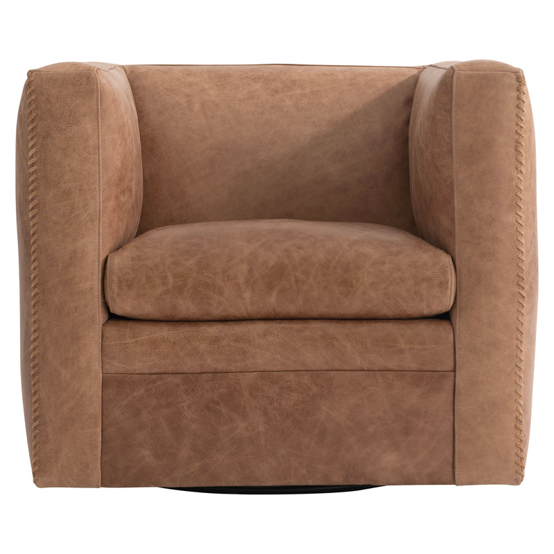 Hudson Leather Swivel Chair - Furniture City (CA)l