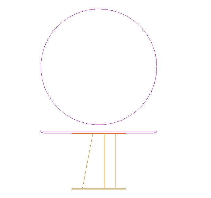 Equis Dining Table Base