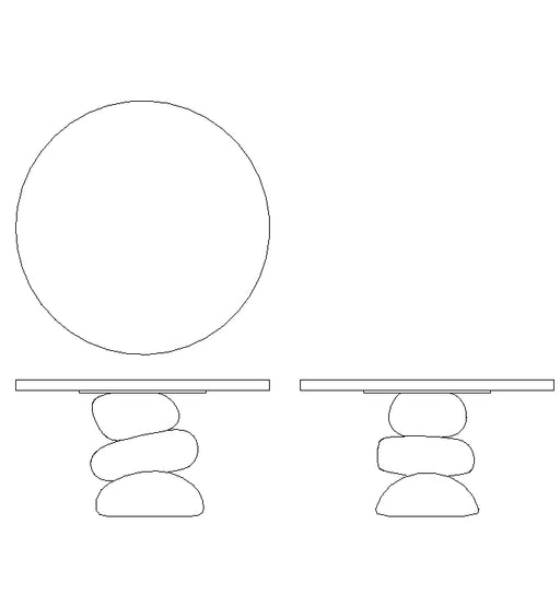 Navar Dining Table Base