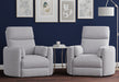 Parker Living Radius - Mineral Power Swivel Glider Recliner Two Pack