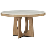 Parker House Escape - Dining 54" Round Table with buffet server & 4 barrel chairs
