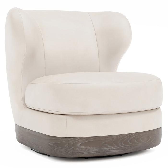 Beck Leather Swivel Chair - Furniture City (CA)l