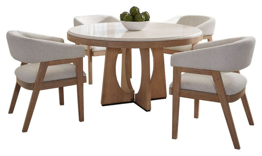 Parker House Escape - Dining 54" Round Table with 4 barrel chairs