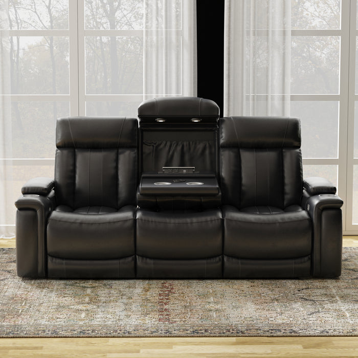 Parker Living Royce - Midnight Power Reclining Sofa Loveseat and Recliner