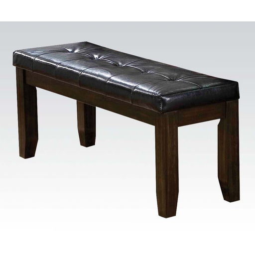 urbana-black-leatherette-espresso-bench-1