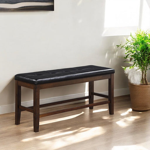 urbana-black-leatherette-espresso-counter-height-bench-1