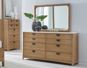 Parker House Escape - Bedroom King Panel Bed 2 Nightstands Dresser with Mirror and Chest