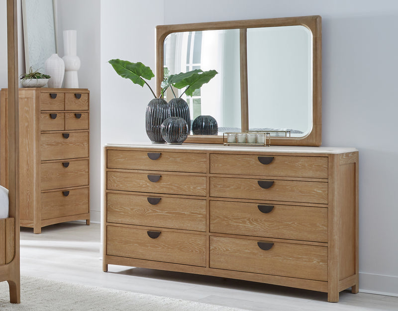 Parker House Escape - Bedroom Queen Panel Bed with Dresser and Mirror