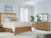Parker House Escape - Bedroom King Panel Bed with Dresser and Mirror
