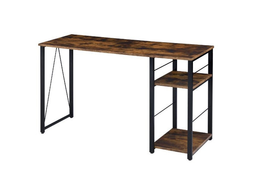 vadna-weathered-oak-black-writing-desk-1