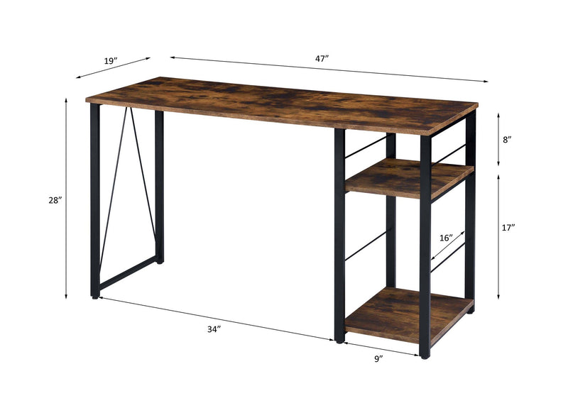 vadna-weathered-oak-black-writing-desk-4