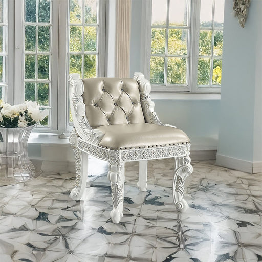 vanaheim-beige-leatherette-antique-white-vanity-chair-1