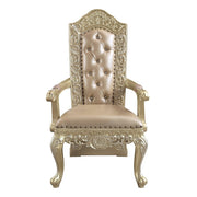 vatican-leatherette-champagne-silver-arm-chair-set-2-3
