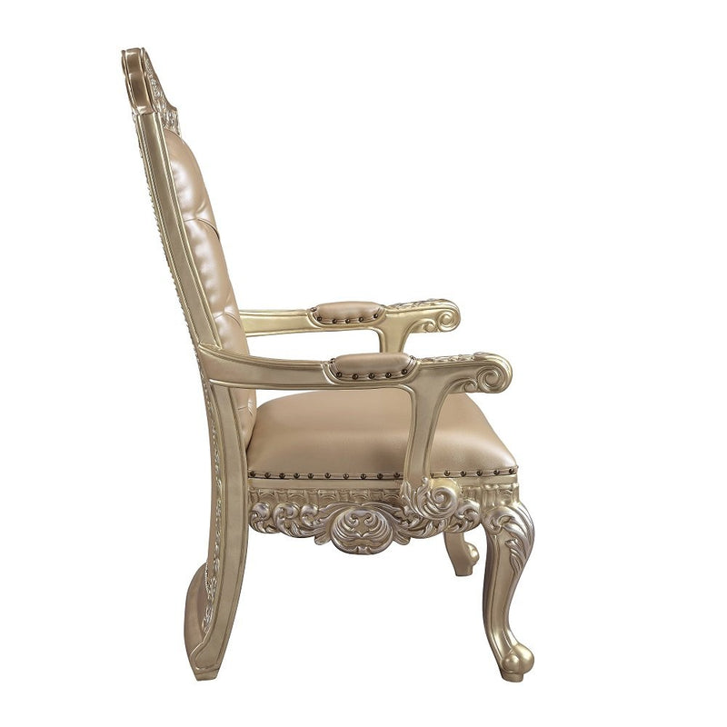 vatican-leatherette-champagne-silver-arm-chair-set-2-4