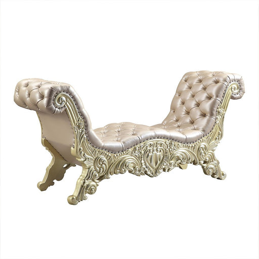 vatican-leatherette-light-gold-champagne-silver-bench-2