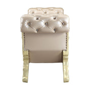 vatican-leatherette-light-gold-champagne-silver-bench-4