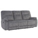 Parker Living Cooper - Shadow Grey Manual Reclining Sofa and Loveseat
