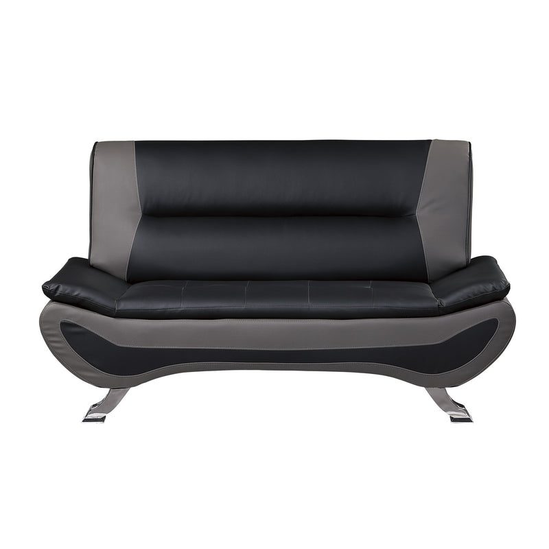 veloce-black-and-gray-love-seat-2