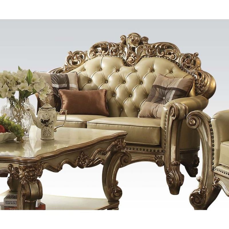 vendome-bone-leatherette-gold-patina-loveseat-w-3-pillows-1