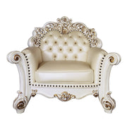 vendome-champagne-leatherette-antique-pearl-finsih-chair-w-pillow-3