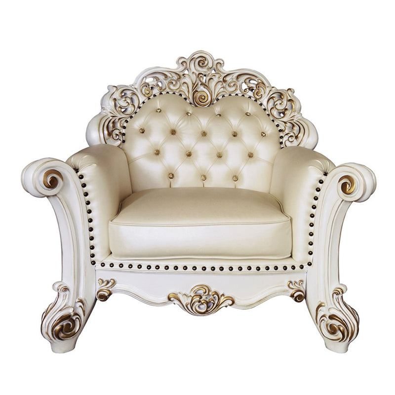 vendome-champagne-leatherette-antique-pearl-finsih-chair-w-pillow-3