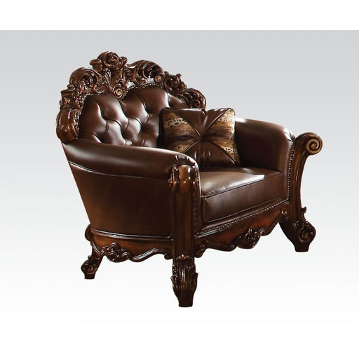vendome-cherry-leatherette-cherry-chair-w-pillow-1