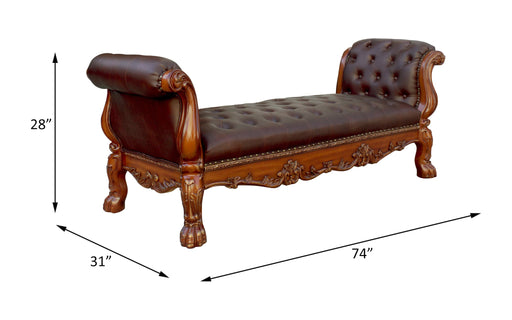 vendome-leatherette-cherry-bench-2