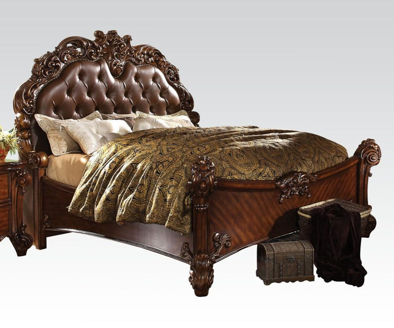 vendome-leatherette-cherry-queen-bed-1
