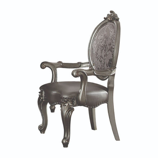 versailles-silver-leatherette-antique-platinum-arm-chair-set-2-1