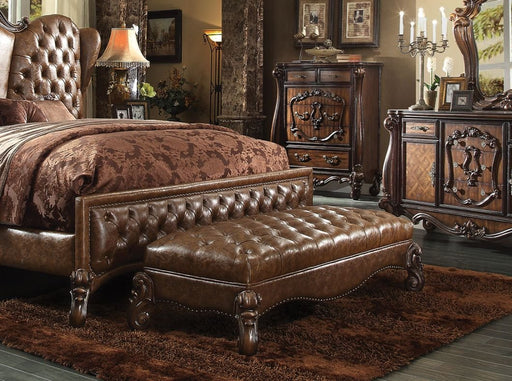 versailles-two-tone-light-brown-leatherette-cherry-oak-bench-1