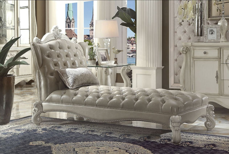 versailles-vintage-gray-leatherette-bone-white-chaise-w-pillow-1