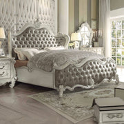 versailles-vintage-gray-leatherette-bone-white-ck-bed-1