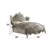 versailles-vintage-gray-leatherette-bone-white-queen-bed-4