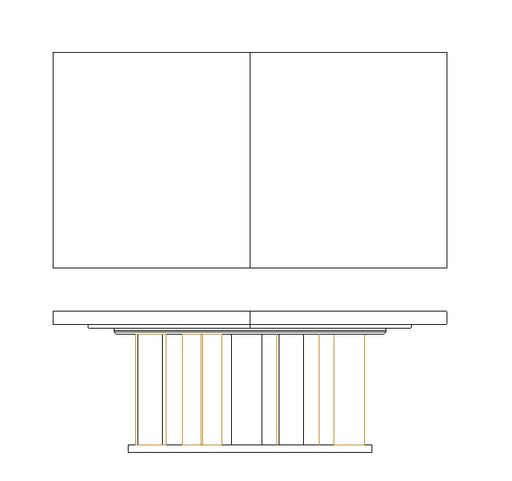 Prado Dining Table Base