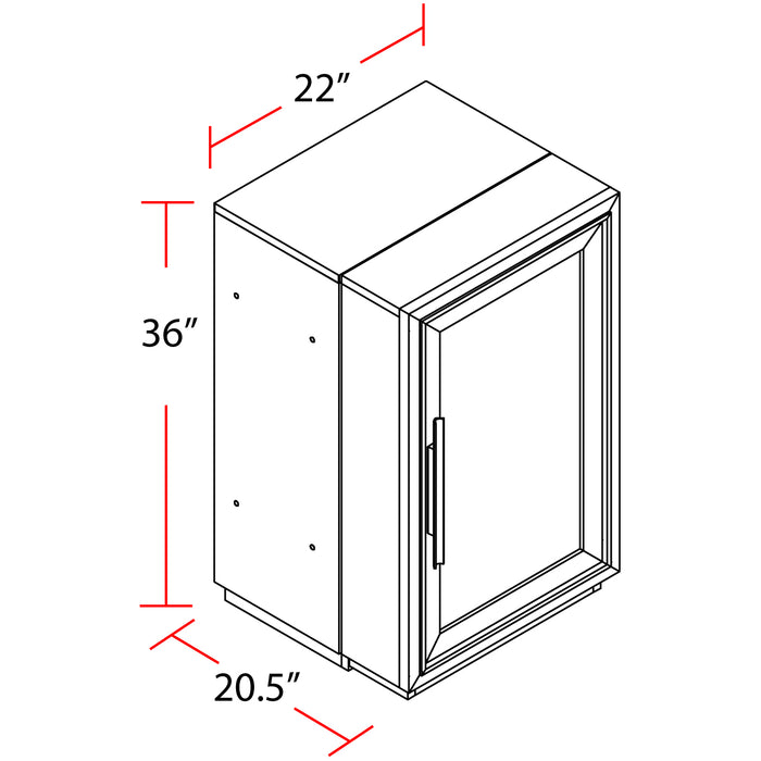 Parker House Pure Modern Dining Bar Cabinet