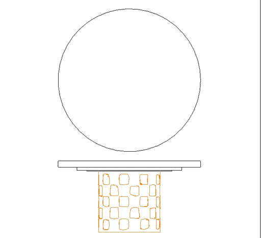 Aventura Dining Table Base