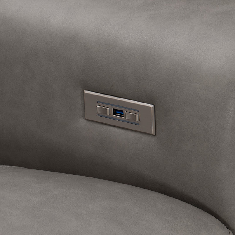 Lioni Leather Power Motion Sofa