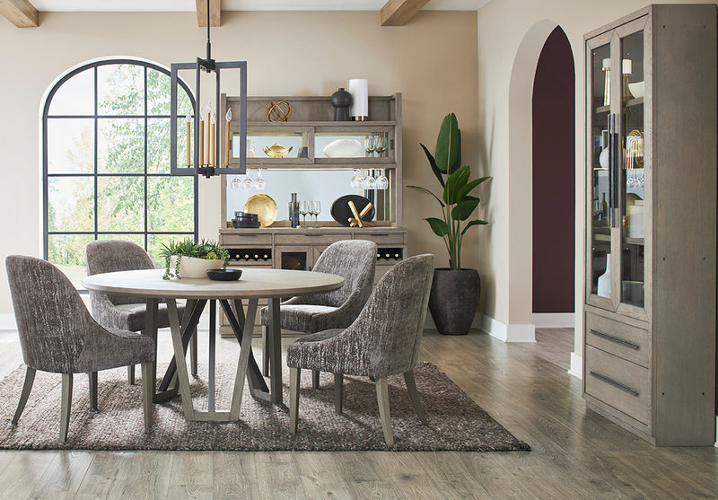 Parker House Pure Modern Dining 60 In. Round Table with Wood Base