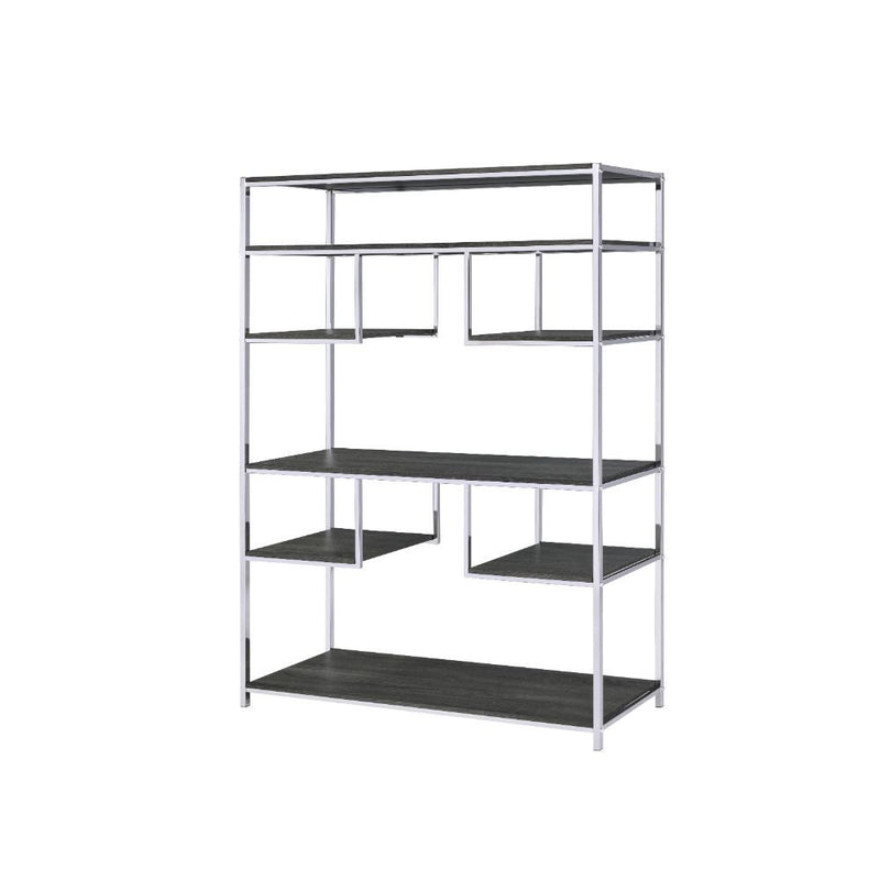 vonara-rustic-gray-oak-chrome-bookshelf-1