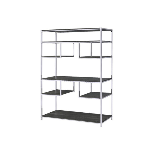 vonara-rustic-gray-oak-chrome-bookshelf-1