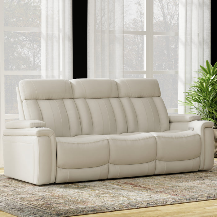 Parker Living Royce - Fantom Ivory Power Reclining Sofa Loveseat and Recliner