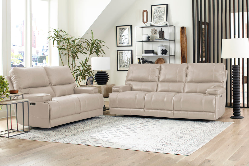 Parker Living Whitman - Verona Linen - Powered By Freemotion Power Reclining Sofa and Loveseat