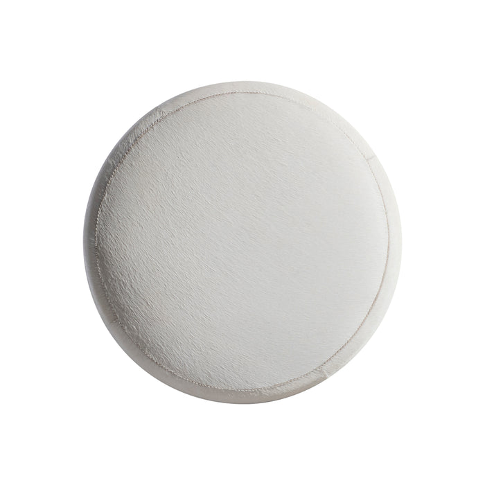 Ash Leather Ottoman - Furniture City (CA)l