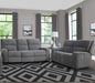Parker Living Polaris - Bizmark Grey Power Reclining Sofa and Loveseat