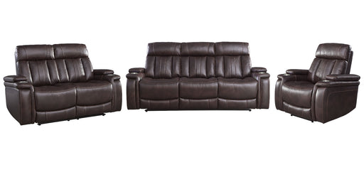 Parker Living Royce - Fantom Brown Power Reclining Sofa Loveseat and Recliner