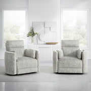 Parker Living Radius - Tatum River Rock Power Swivel Glider Recliner Two Pack