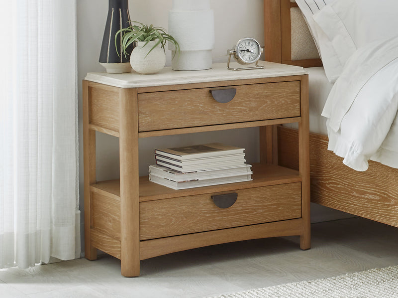 Parker House Escape - Bedroom Queen Panel Bed with 2 Nightstands
