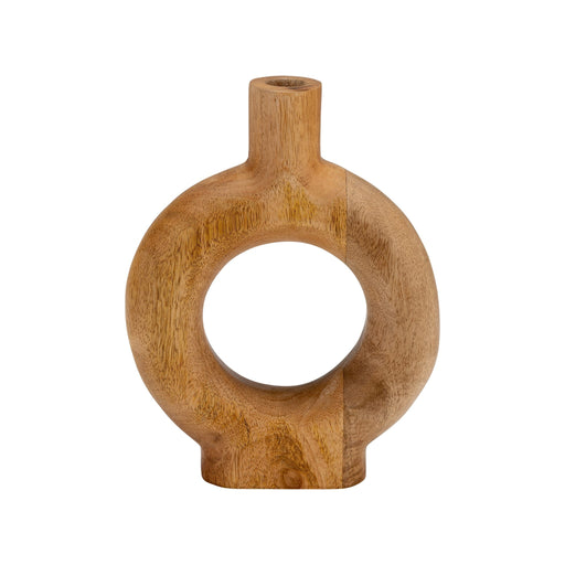 wood-10-h-donut-shaped-vase-brown-2