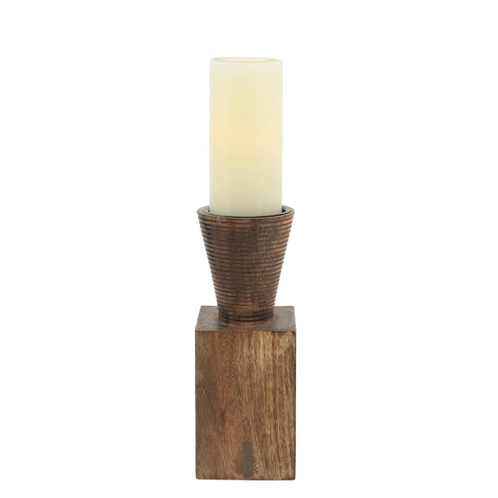 wood-10-h-geometric-candle-holder-brown-3